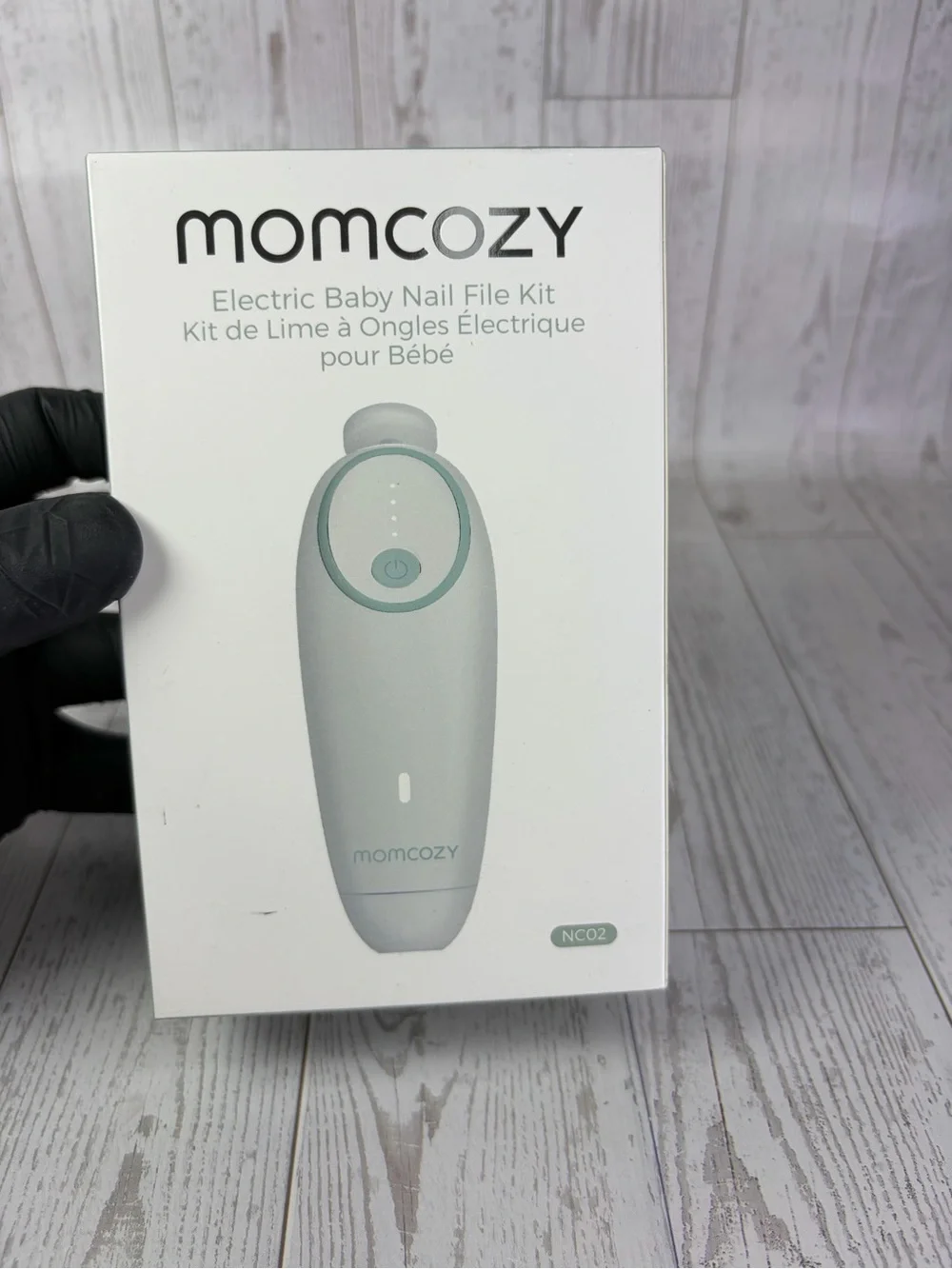 momcozy Kids Electric Nail Trimmer – Blue/White